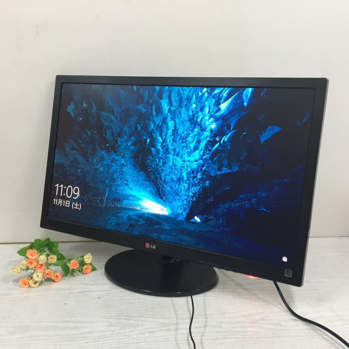 ☆LG FLATRON 27EN43V ワイド液晶モニター 27インチ フルHD(1920x1080) 入力端子『HDMI/D-Sub/DVI』 動作品拍卖