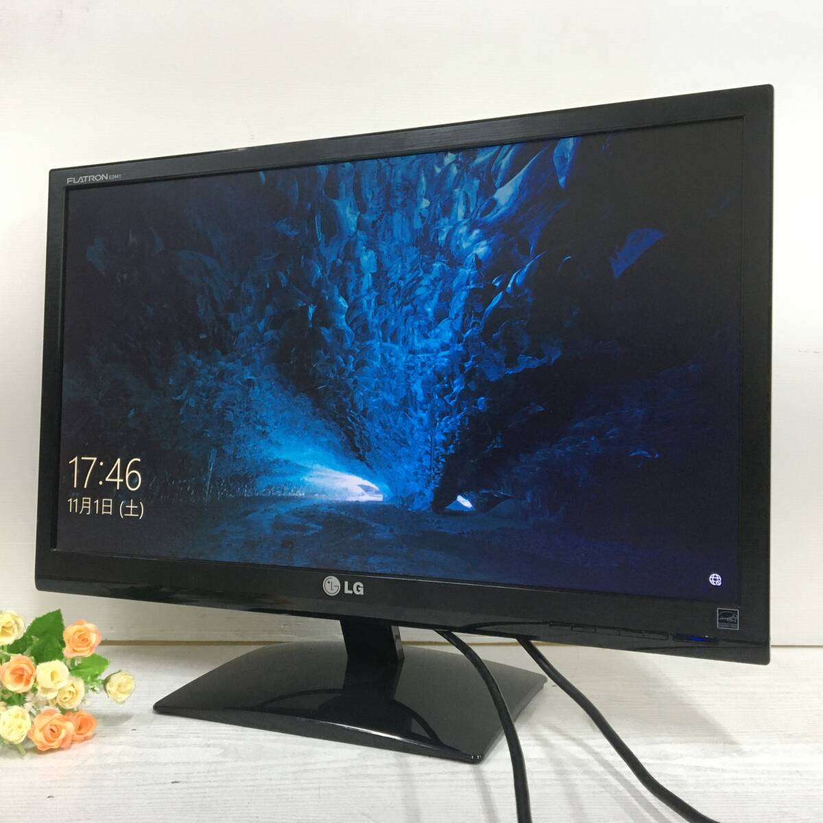☆LG FLATRON E2441V-BN ワイド液晶モニター 24インチ フルHD(1920x1080) 入力端子『D-Sub/DVI/HDMI』動作品拍卖