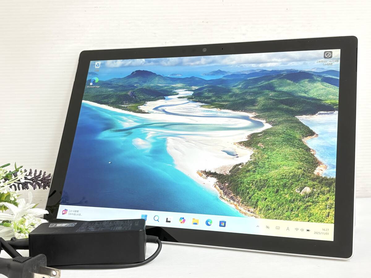 【良品 バッテリー良好】Microsoft Surface Pro 6 model:1796『Core i5(8250U) 1.6Ghz/RAM:8GB/SSD:128GB』12.3インチ Win11 動作品拍卖