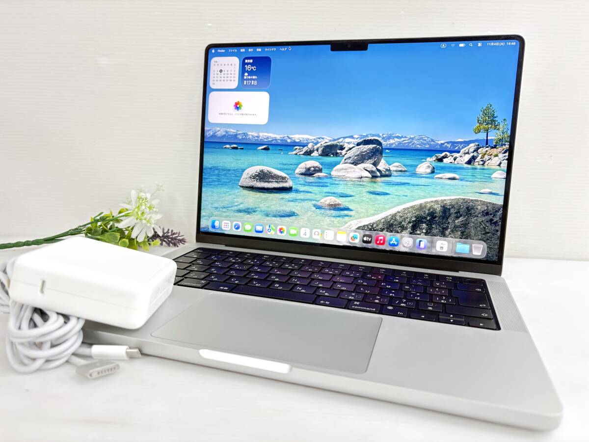 【美品 充放電数37回】Apple MacBook Pro(14-inch,2021) A2442 Apple M1 Pro-10コア/RAM:32GB/SSD:1TB 16コアGPU シルバー Tahoe 動作品拍卖