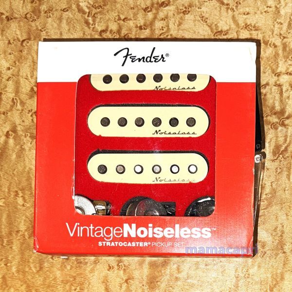 新品Fender純正Vintage Noiseless Stratocaster Pickups Set 0992105000フェンダー ヴィンテージ ノイズレス ストラト ピックアップ セット拍卖