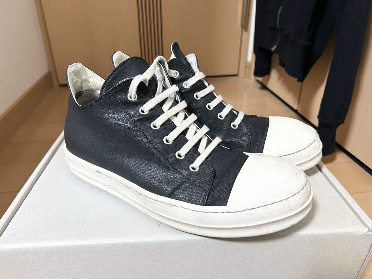 RICK owens drkshdw リックオウエンス スニーカー ラモーンズ ブラック スニーカーズ拍卖