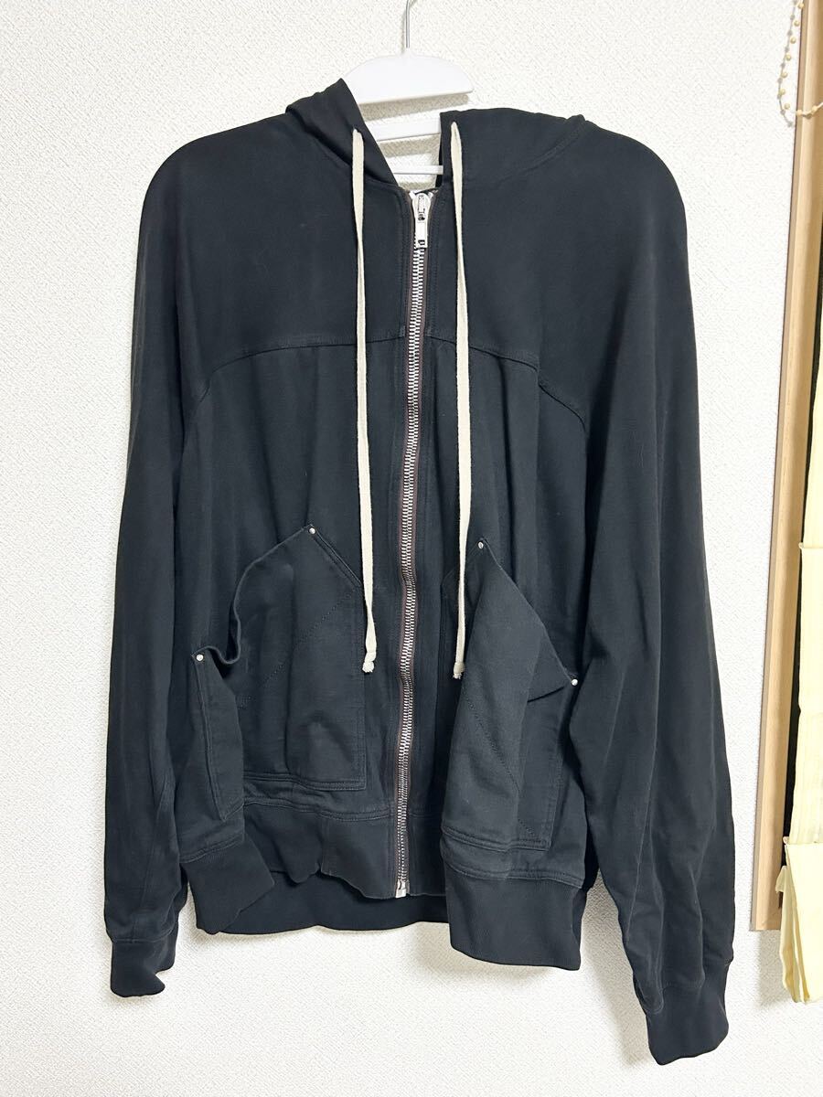 RICK owens リックオウエンス パーカー フーディ 希少 レア 美品 ブラック HOODIE拍卖