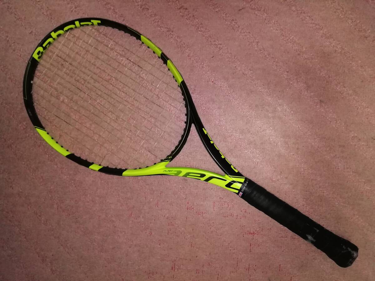 ◎★即決★バボラ Babolat 硬式テニスラケット ピュアアエロ100/300/320(黄金スペック) グリップ2拍卖