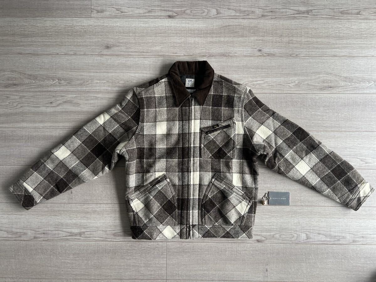超希少!NUMBER (N)INE×Lee ナンバーナイン!アーカイブ!送料込み!ジョージ期!宮下期!名作!本物チェックブルゾン!サイズ38 ブラウン拍卖
