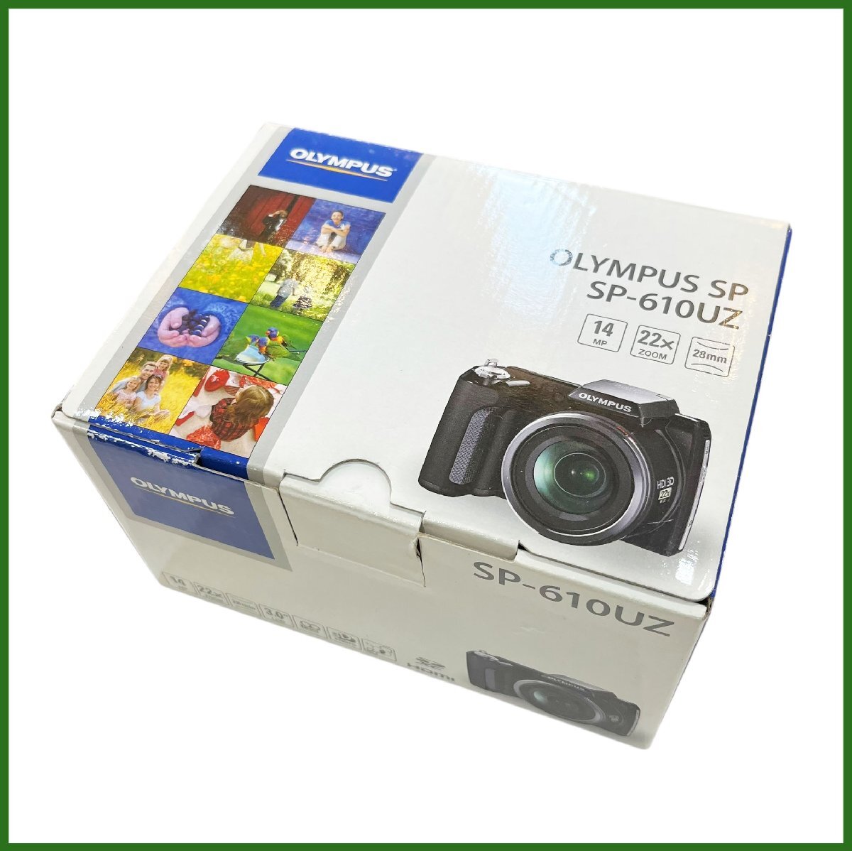 中古美品●OLYMPUS/オリンパス● コンパクトデジタルカメラ SP-610UZ 箱付 光学22倍 1400万画素 単三電池仕様 レトロ 光学機器 札幌拍卖
