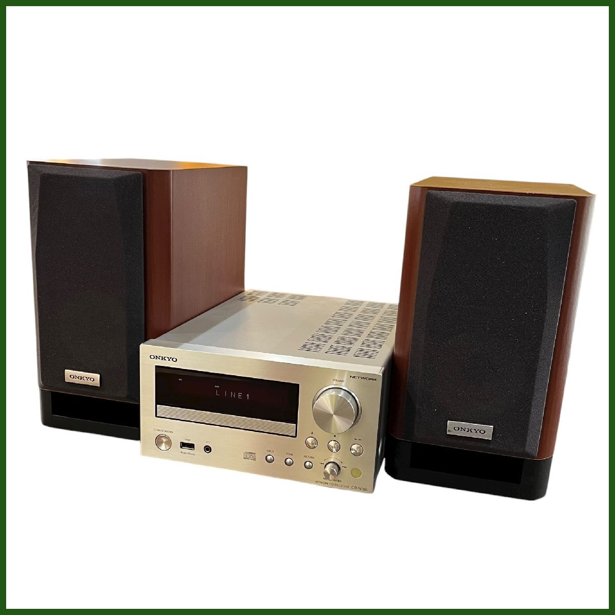 中古 ●ONKYO/オンキョー●ネットワーク CD レシーバー CR-N755 2013年製 / スピーカー D-55EX 動作確認済 音響 コンポ 札幌拍卖