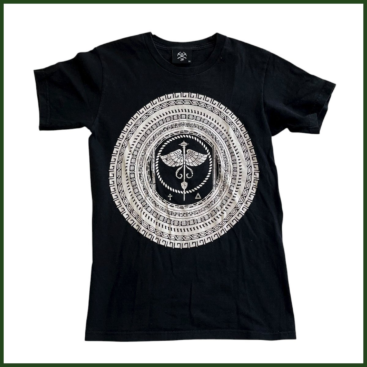 中古●3 sixteen●コットンTシャツ ブラック ロゴ 綿100% サイズ3X メンズ 札幌拍卖