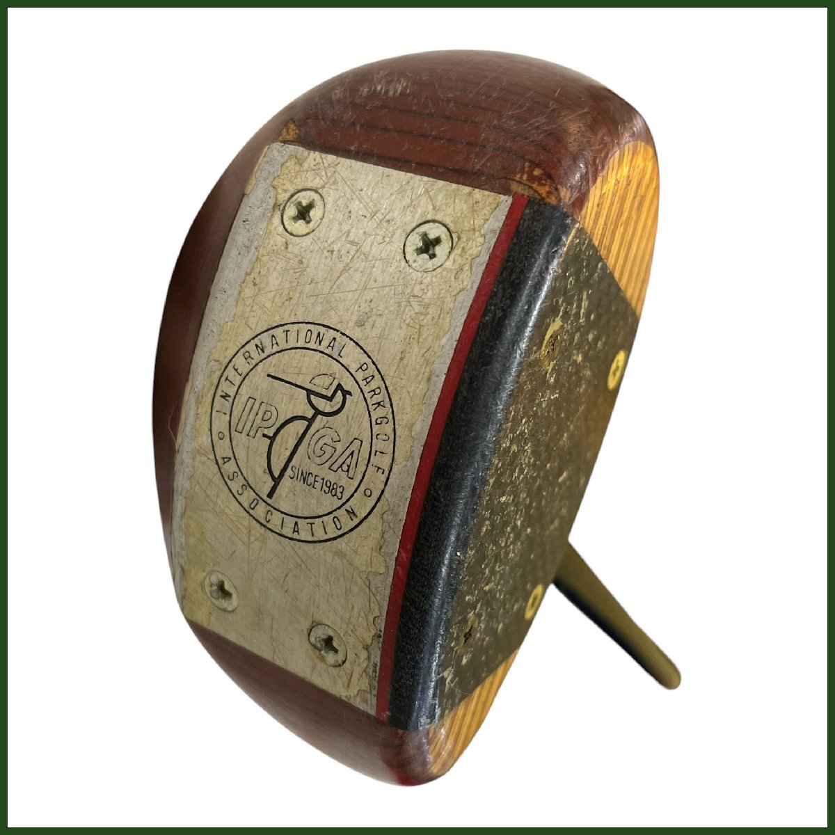 中古●IPGA●パークゴルフクラブ Park Golf SX スレ多め ブリヂストン 協会認定シール有 全長84.5㎝ ボール2個つき 札幌 B拍卖