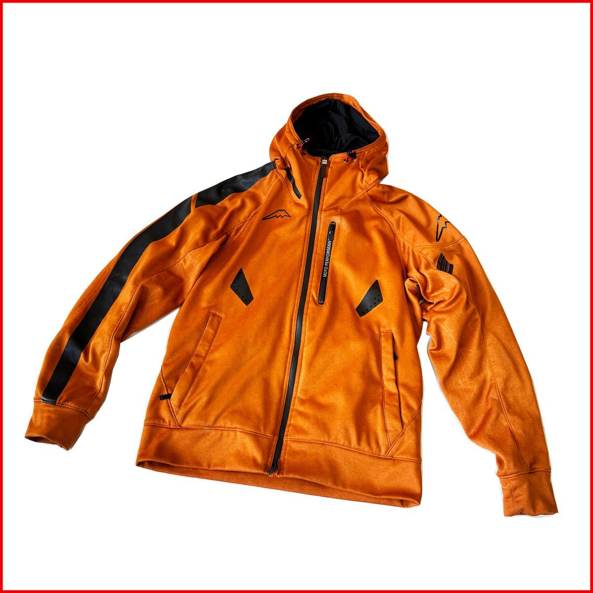 古着●KUSHITANI/クシタニ●ベクトルジャケット K-2371 2021年製 オレンジ LLサイズ メッシュ 使用感ややあり 中古 札幌拍卖