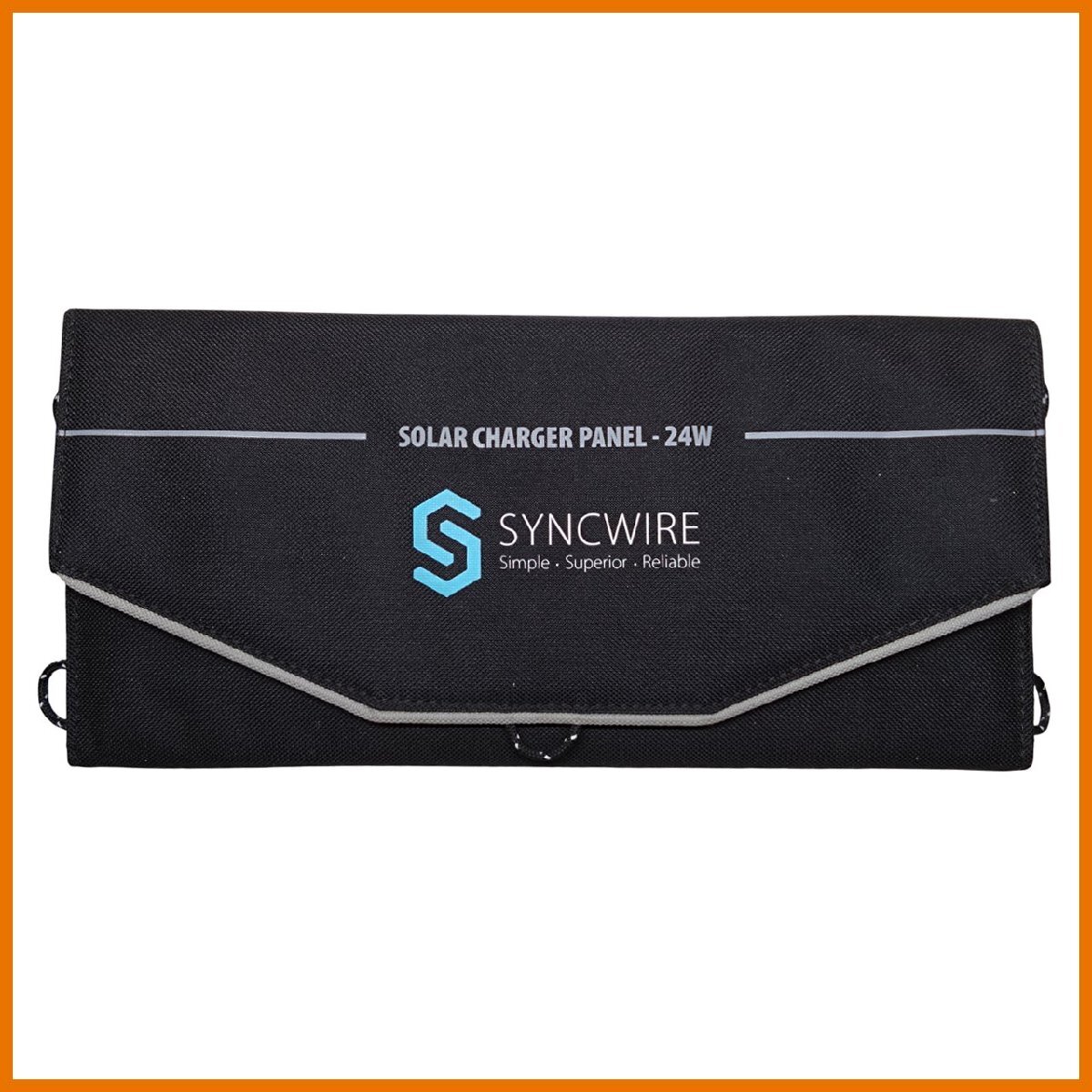 中古● Syncwire ●ソーラーチャージャー 24W 充電器 折りたたみ 太陽光発電 急速充電 アウトドア 災害 地震 非常用 ソーラーパネル拍卖