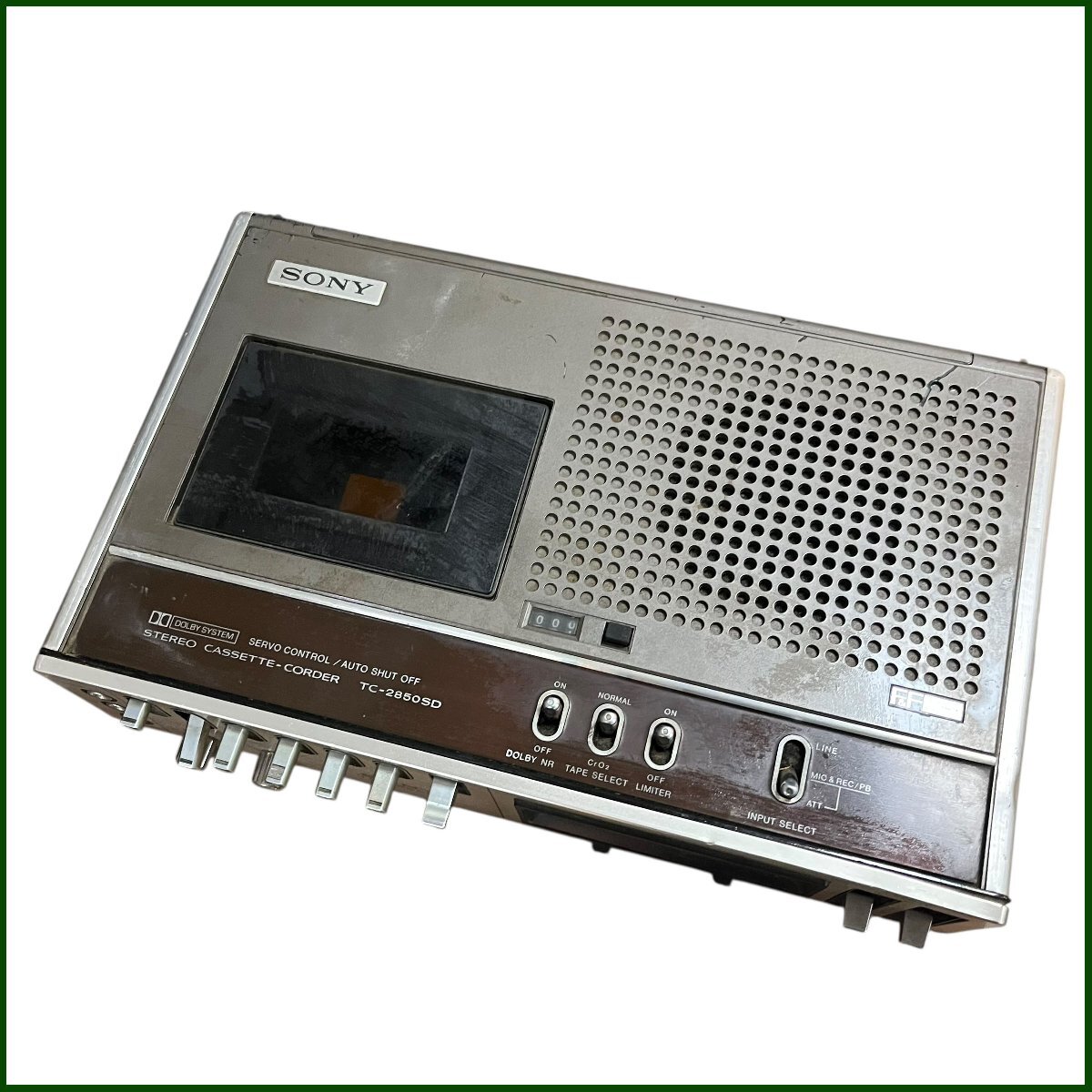 ジャンク●SONY/ソニー●TC-2850SD カセットテープレコーダー デンスケ カセットデッキ 音響 オーディオ 札幌拍卖