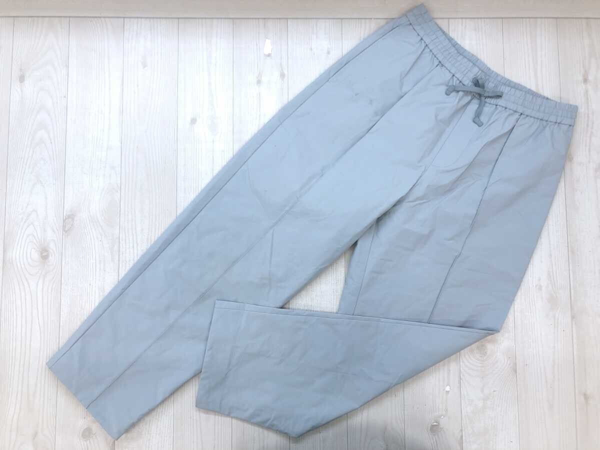 コス COS レトロ アーバンストリート スポーツ センタープレス イージーテーパードパンツ メンズ ポリエステル100% S ライトグレー拍卖