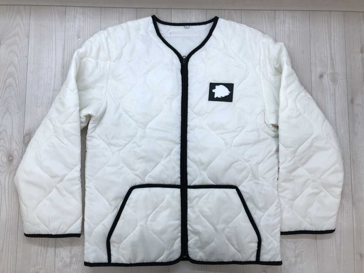 埼玉西武ライオンズ Seibu Lions プロ野球 オフィシャルグッズ スポーツ 応援 観戦 キルティング ジャケット メンズ ポリエステル100% L 白拍卖