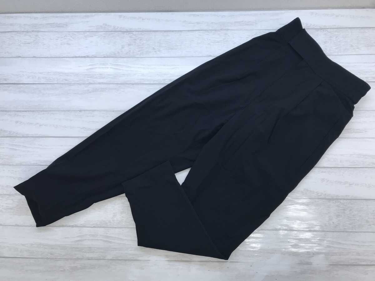 エレンディーク ELENDEEK 渡辺由香 マニッシュ トラッド ハイウエスト テーパードパンツ ボトムス レディース 裏地付き 02 黒拍卖