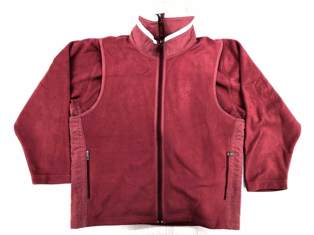 プレイボーイ VP PLAY BOY レトロ ストリート フリース フルジップ ベスト ジャケット セット 独立可 メンズ ポリエステル100% LL 赤拍卖