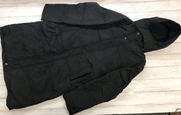 SEPTWOLVES セットウルヴス 七匹狼 中華ブランド 共産アウトドア ロング丈 ダウン パーカー コート 比翼ジップ フード取外し XL グレー拍卖