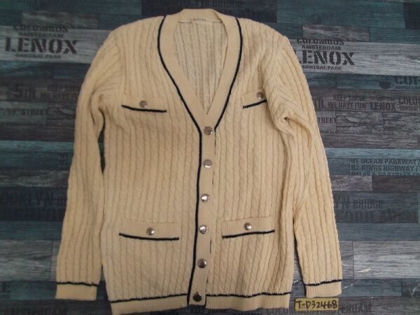 SUIVI オンワード樫山 レディース ケーブルニット カーディガン 白拍卖