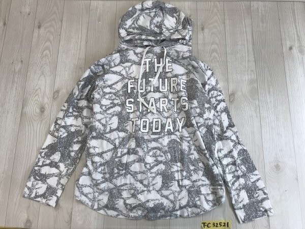 Avall Avantgarde メンズ 薄手 プルパーカー M グレー白拍卖