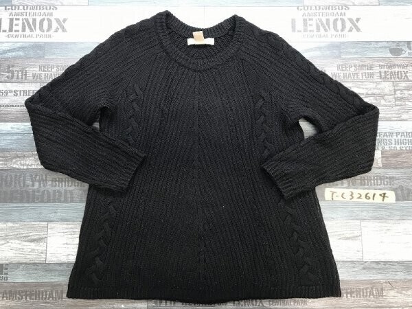 BANANA REPUBLIC バナナリパブリック レディース ラグランスリーブ Aライン ニットセーター 小さいサイズ XS 黒拍卖