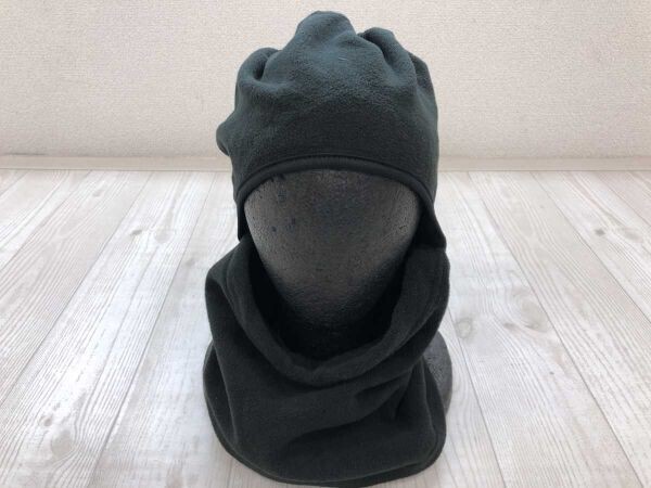 スポーツ ストリート アウトドア 株式ニーズ フードネックウォーマー バラクラバ 防寒 メンズ ポリエステル100% 頭囲63cm 首まわり50cm 黒拍卖