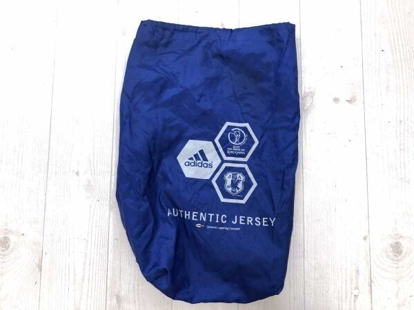 アディダス adidas 2002 FIFA ワールドカップ サッカー 日韓 JFA ボールバッグ ナップサック カバン メンズ ロゴプリント 青拍卖