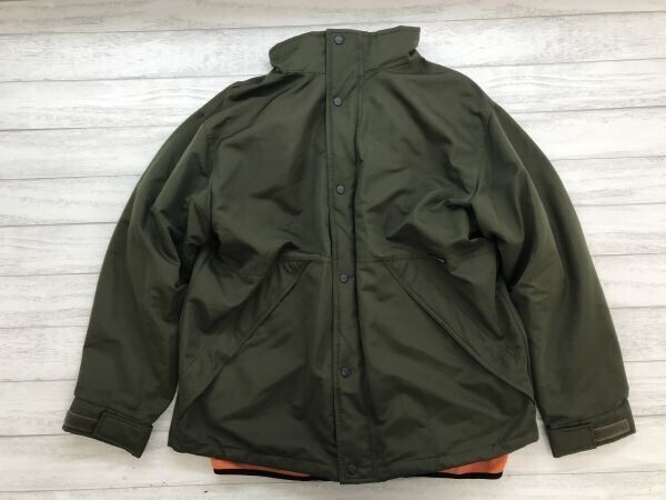 LIVING NATURE リビングネイチャー 比翼 アウトドア レジャー ジャケット ブルゾン メンズ フリースライナー取り外し可能 M カーキオレンジ拍卖
