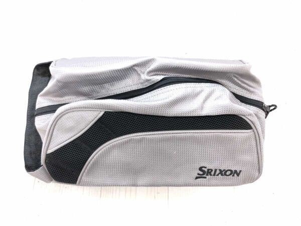 スリクソン SRIXON スポーツ ストリート ゴルフ ロゴ刺繍 シューズケース バッグ ケース メンズ コンパクト ライトグレー拍卖