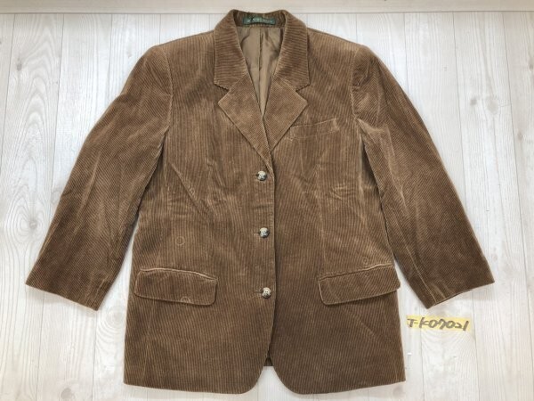 NEWYORKER ニューヨーカー レディース コーデュロイ 総裏 秋冬 ノーベント テーラードジャケット 72 ブラウン拍卖