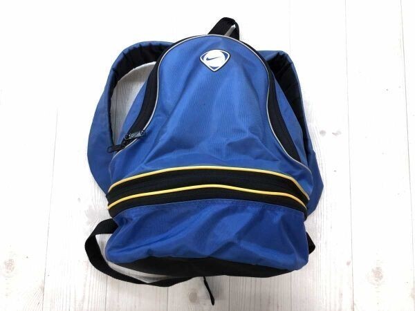 ナイキ NIKE レトロ オールド スポーツ サッカー バスケ プラクティス ボールバッグ リュックサック カバン メンズ 仕切り有り 青拍卖