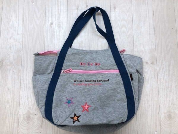 ニックナック KNICK KNACK POETIC Pablo パブロ キャラクターワッペン 仕分け充実 スウェット トート マザーズバッグ レディース 杢グレー拍卖