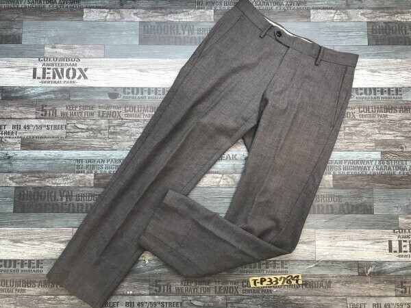 green label relaxing UNITED ARROWS ユナイテッドアローズ メンズ センタープレスパンツ 小さいサイズ XS グレー拍卖