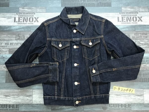 JUICY JEANS レディース USA ショート丈 デニムジャケット M ネイビー拍卖