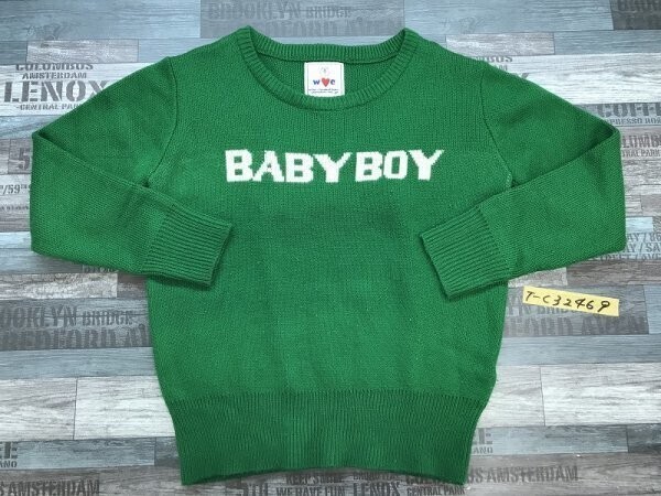 WC レディース アクリル 英字 セーター F グリーン拍卖