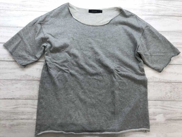 RAGEBLUE レイジブルー メンズ ドメスティック アメカジ ストリート 古着 カットオフ スウェット 半袖Tシャツ カットソー 綿100% M グレー拍卖