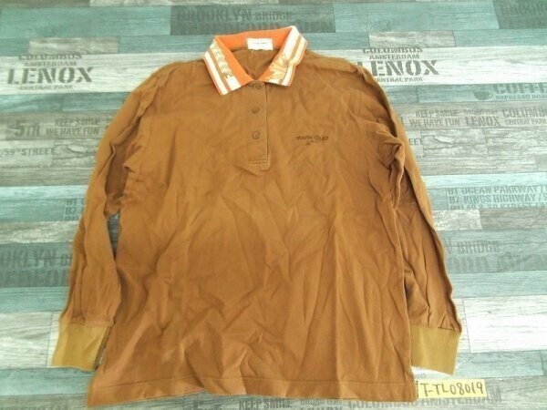 marie claire sport マリクレール レディース 長袖ポロシャツ 茶拍卖