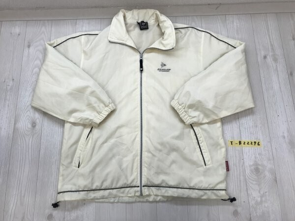DUNLOP ダンロップ メンズ ゴルフ ロゴ刺繍 裏起毛 シャカシャカ ジップ ブルゾン ジャケット L ライトイエロー拍卖
