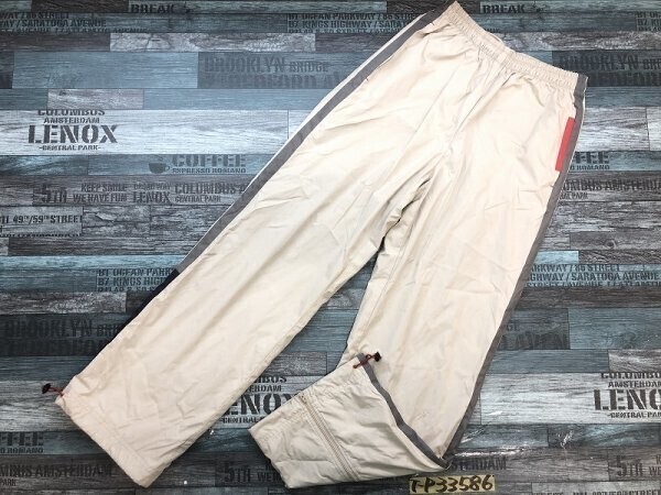 eba レディース 裏メッシュ シャカシャカ イージーパンツ S ベージュ拍卖