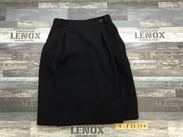 EMPORIO ARMANI エンポリオ アルマーニ レディース ラップスカート 38 紺拍卖