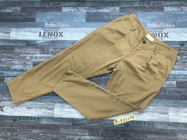 Rope Picnic ロペピクニック レディース タック入り 薄手 カラーパンツ 38 キャメル拍卖
