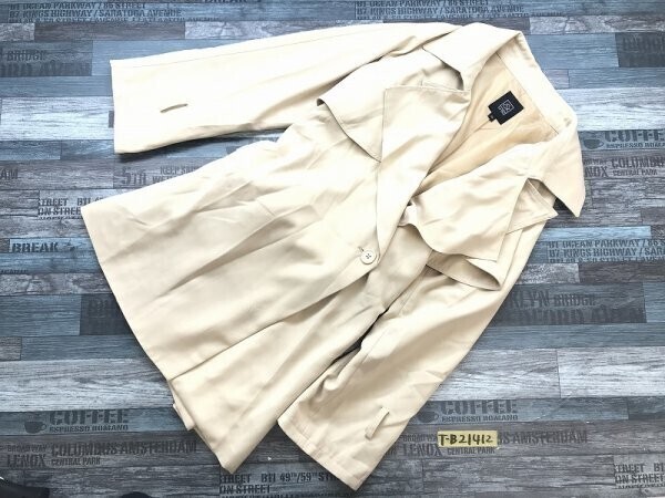 & by P&D アンドバイピーアンドディー レディース トレンチコート 38 ベージュ拍卖