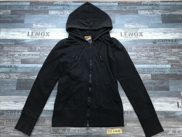 Redark リダーク レディース ダブルジップ パーカー M 黒拍卖
