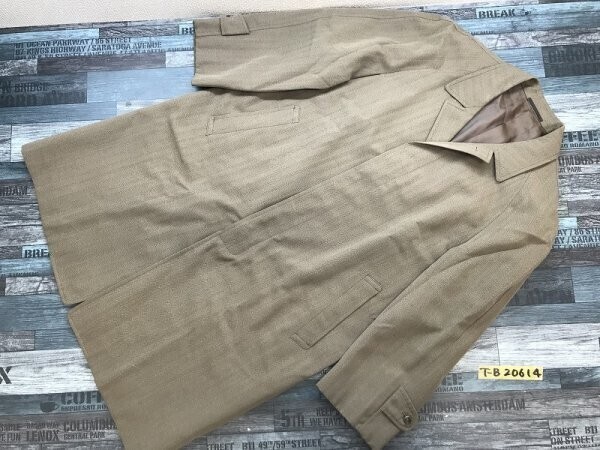 ROCKINGHAM NISIKI メンズ 比翼ボタン チェスター ビジネスコート 105B97 ベージュ拍卖