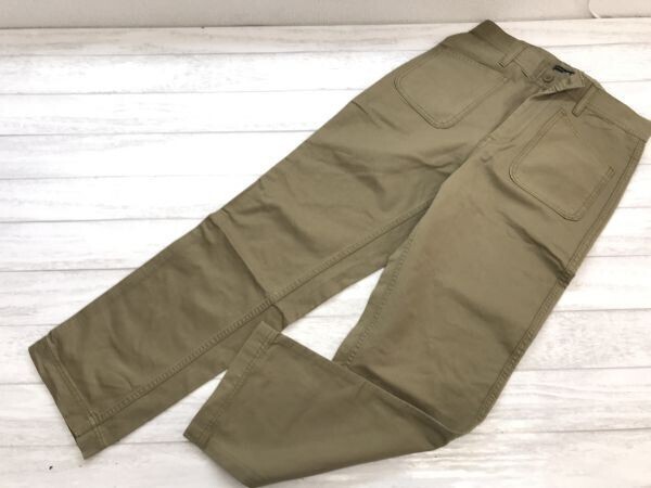 CUBE SUGAR キューブシュガー レディース アメカジ ワーク ブッシュ ポケット ワイド ストレート ピケ パンツ ボトムス 綿100% M ベージュ拍卖