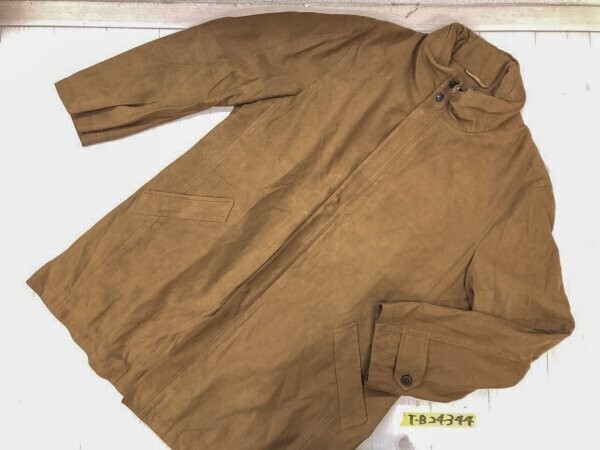 D'URBAN ダーバン メンズ ライナー付き スエード ジップ コート L ブラウン拍卖