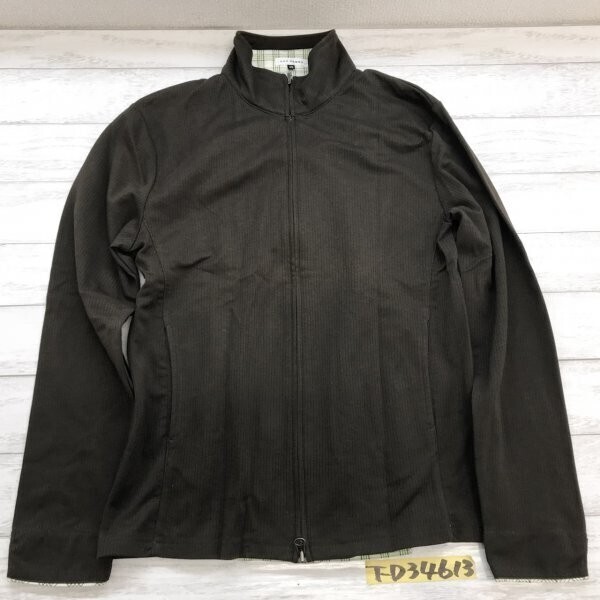 a.v.v HOMME アーベーベー メンズ レイヤード ハイネック ジップジャケット 48 カーキブラウン拍卖