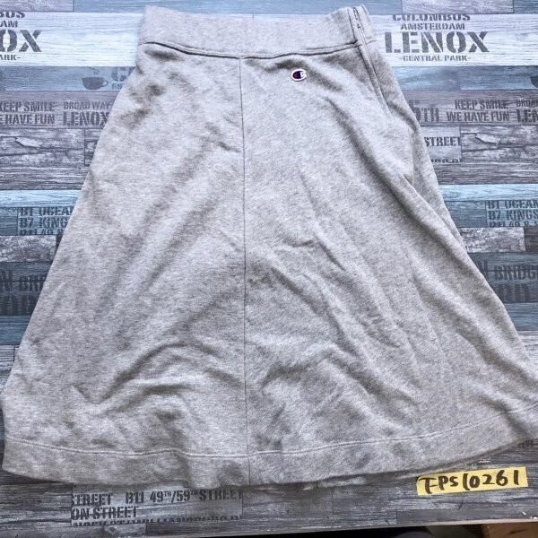 Champion チャンピオン レディース サイドファスナー スウェットスカート M グレー拍卖