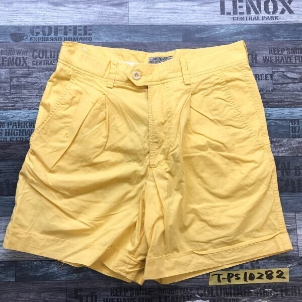 BELFE&BELFE レディース イタリア製 コットン ハーフパンツ 46 黄色拍卖