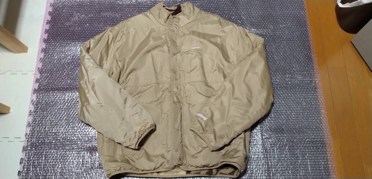 SUPREME 22AW Geo Reversible WINDSTOPPER Fleece Jacket GORE-TEX box logo シュプリーム リバーシブル ジャケット ボックス ロゴ拍卖