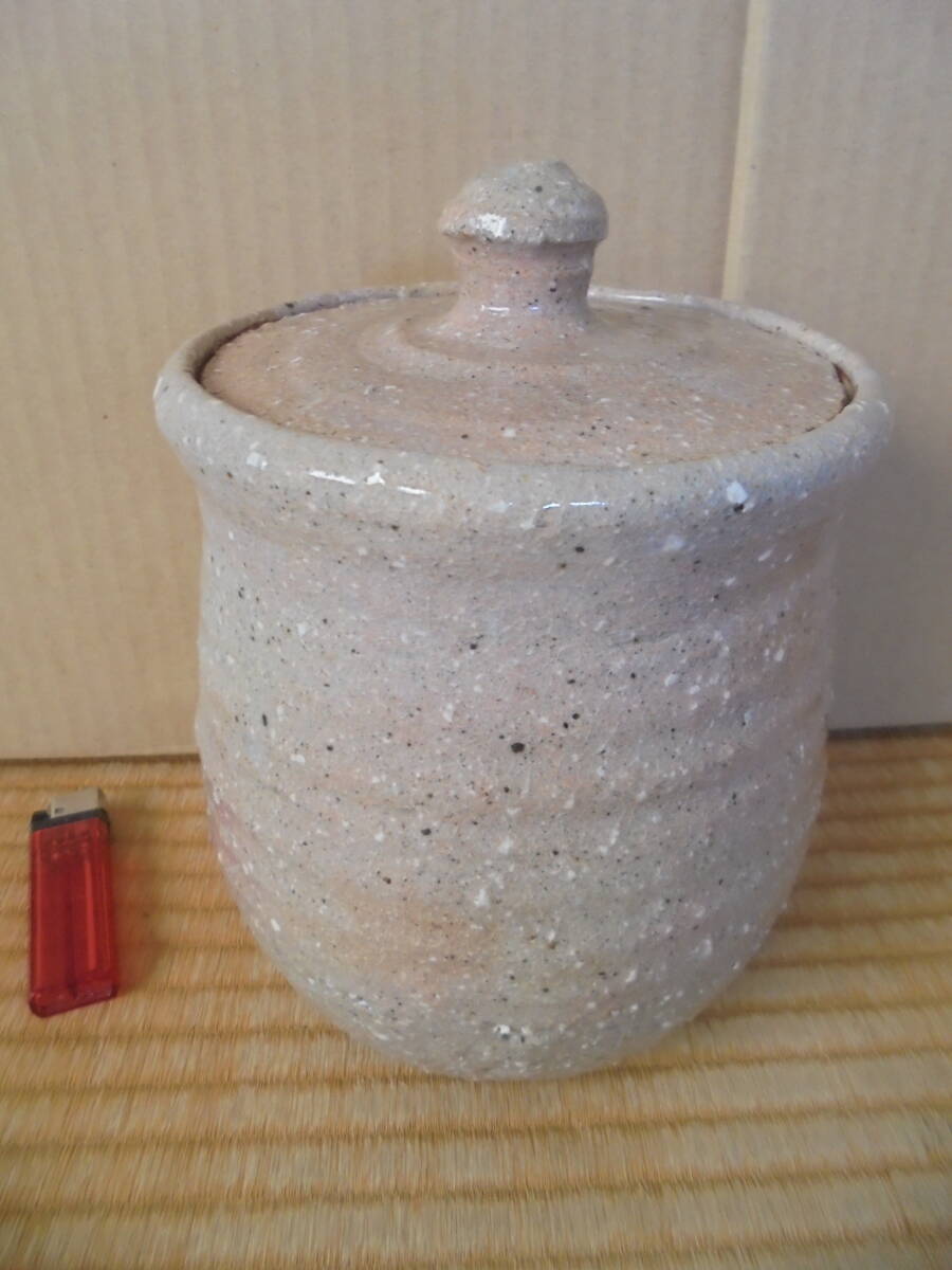 信楽水指 茶道具 在銘 レトロ 良品 7024 茶道具等 京都雲屋 拍卖